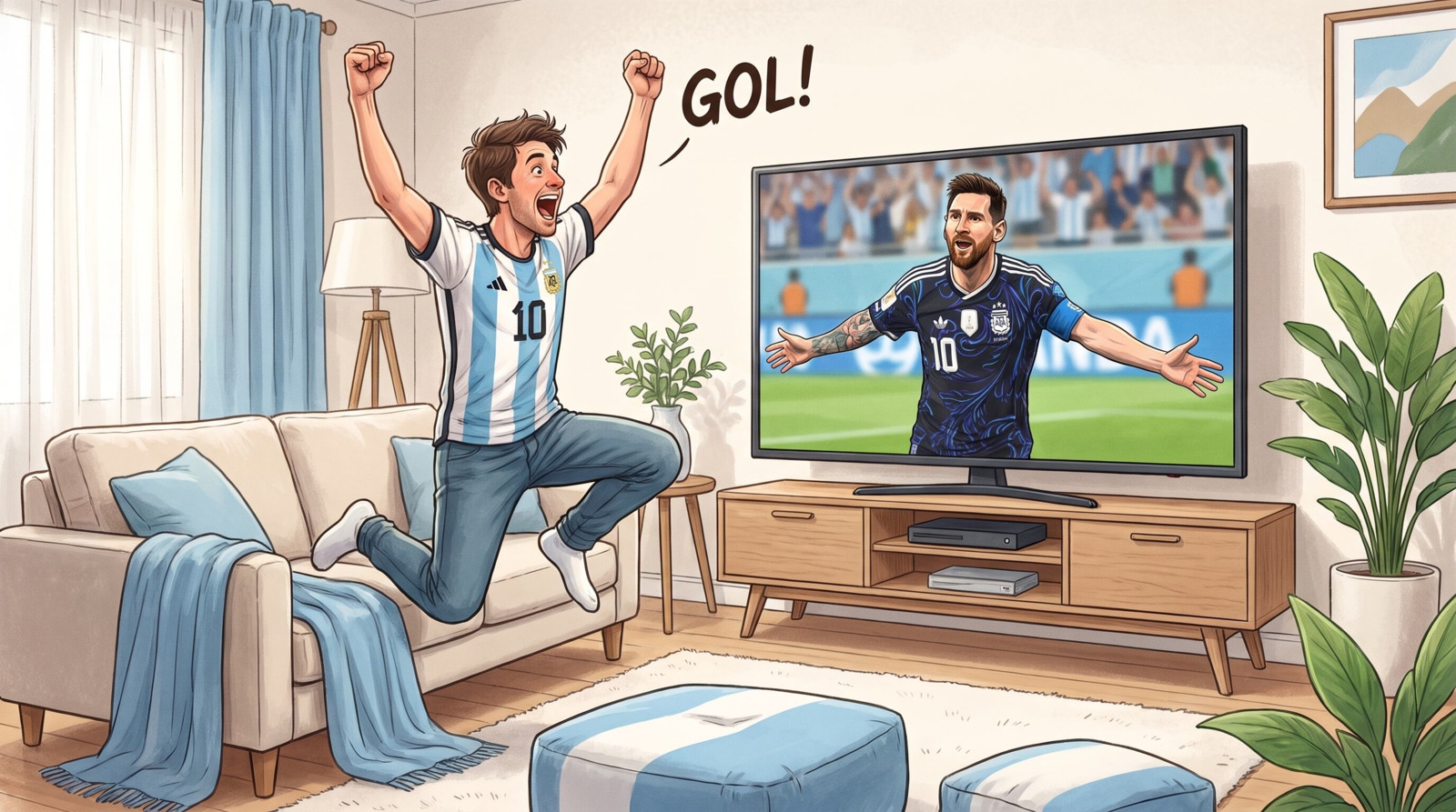 Qué ocurre en el cerebro cuando gritamos un gol agónico de la Selección
