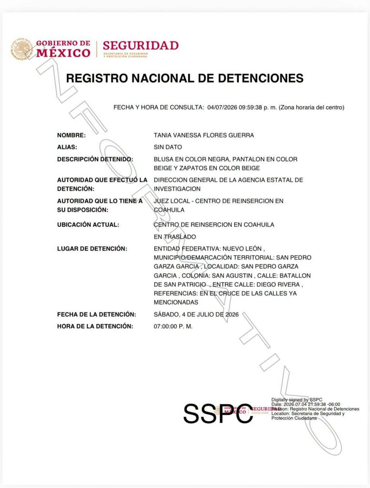 Detención