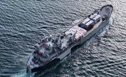 Zarpan 2 buques de Armada de México con ayuda para Venezuela