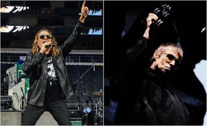 Sin complejos, Fher de Maná ensaya con playera de Oasis