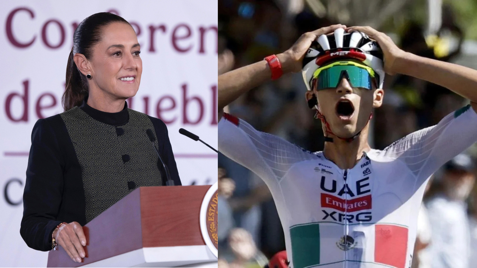 Sheinbaum felicita a Isaac del Toro por triunfo en Tour de Francia