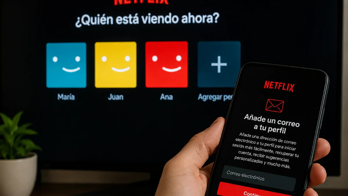 La nueva regla de Netflix: cada usuario de una cuenta compartida debe registrar su email