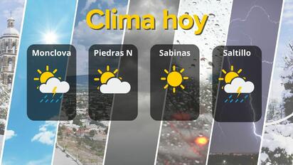 Clima en Coahuila: altas temperaturas, fuertes vientos y chubascos tormentosos