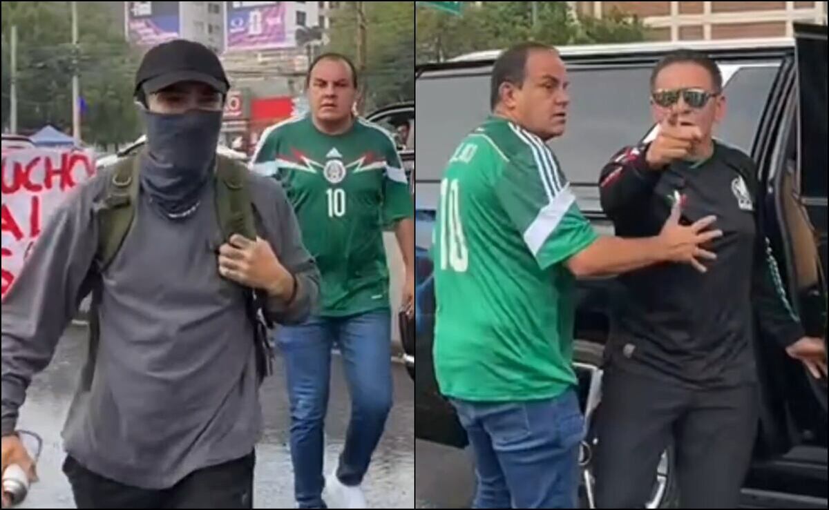 Cuauhtémoc Blanco sufre agresión de manifestantes