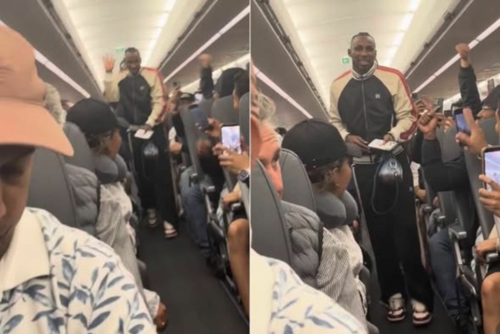 Julián Quiñones recibe ovación de pasajeros durante un vuelo tras el Mundial