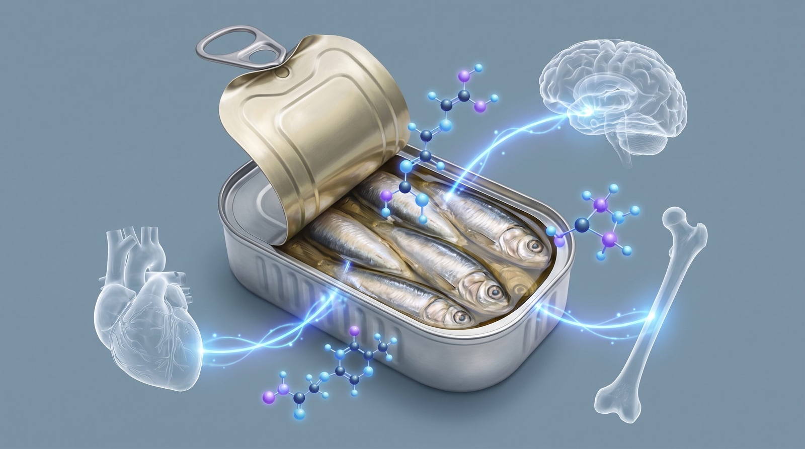 Por qué las sardinas pueden ser aliadas del corazón, el cerebro y los huesos