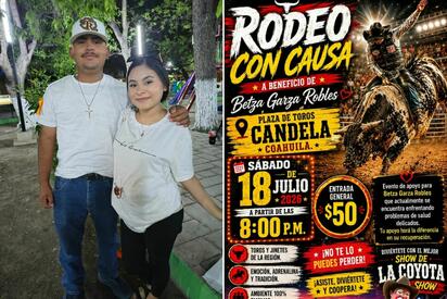Rodeo con causa busca dar esperanza a Betzabeth y sus gemelitas