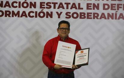 Gerardo Sánchez Sansores, sobrino y colaborador cercano de la gobernadora Layda Sansores, se registró en el proceso interno de Morena para buscar