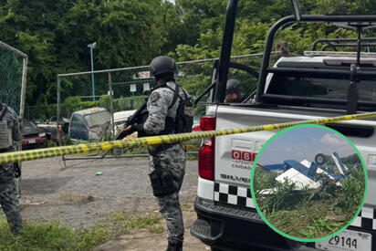 Cae aeronave agrícola en zona habitacional de Querétaro; piloto sale con vida