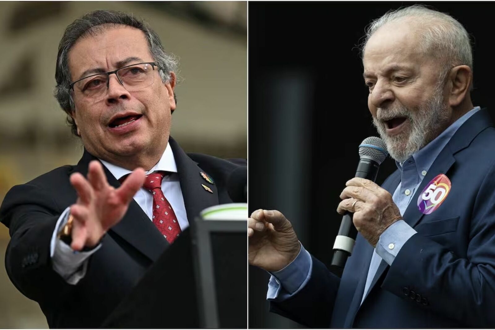 Gustavo Petro garantiza una transición pacífica; Lula respalda cooperación con Colombia