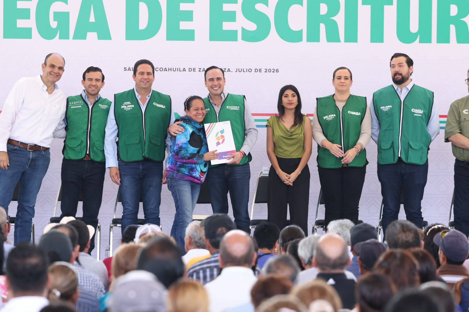 Manolo: iniciamos la entrega de miles de escrituras para todo Coahuila