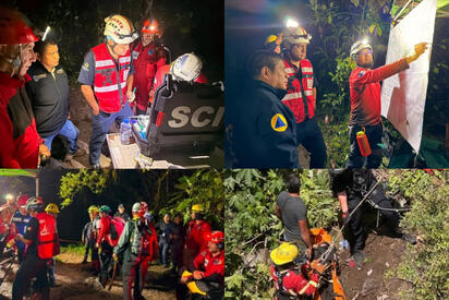 Continúa búsqueda de desaparecidos en Gruta de Chichicazapa tras 72 horas