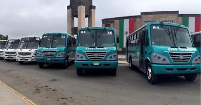 Transporte público de Piedras Negras reduce en un 30% sus unidades durante el periodo vacacional; rutas operan con normalidad