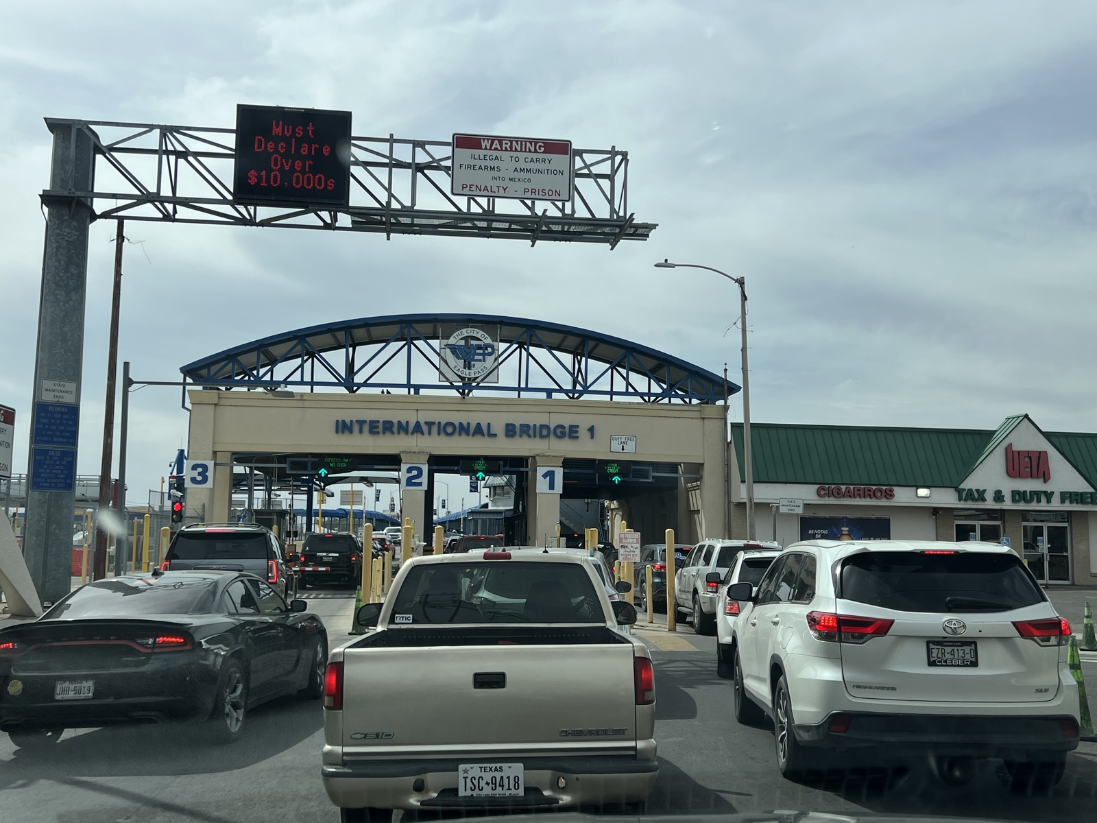 Automatizarán carriles de peaje en el Puente Internacional I de Eagle Pass