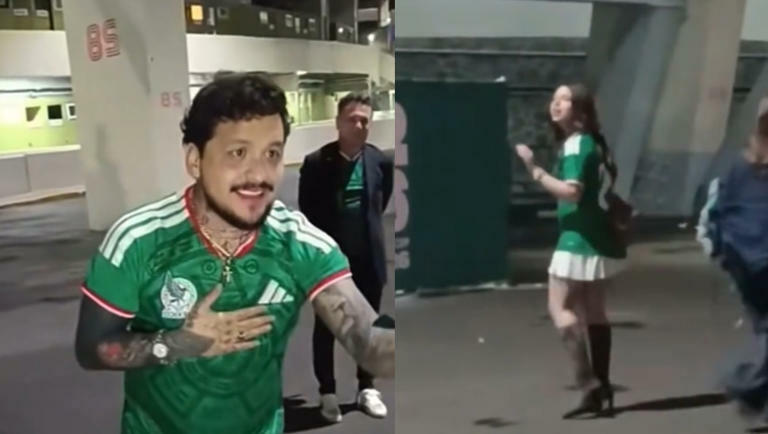 Filtran video de Ángela Aguilar gritándole a Christian Nodal tras asistir al partido de México vs Ecuador