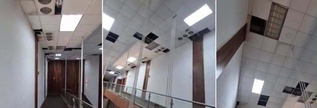 Goteras y fallas en aire acondicionado exhiben deterioro del Teatro José Manuel Maldonado