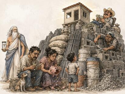Cronos - Caricatura editorial... “Construir ya no alcanza”