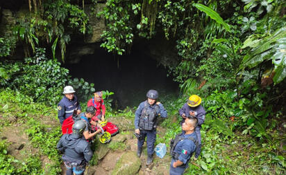 Localizan a la última víctima desaparecida en la gruta de Cuetzalan, Puebla