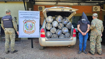 Incautan más de 2.500 kilos de marihuana en Amambay destinados a Brasil