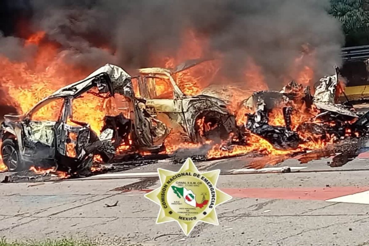 Reportan al menos 16 muertos por accidente en la autopista Guadalajara-Tepic