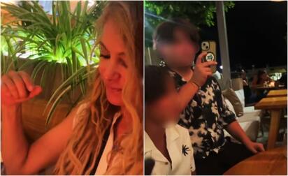 Paulina Rubio disfruta el verano junto a sus hijos