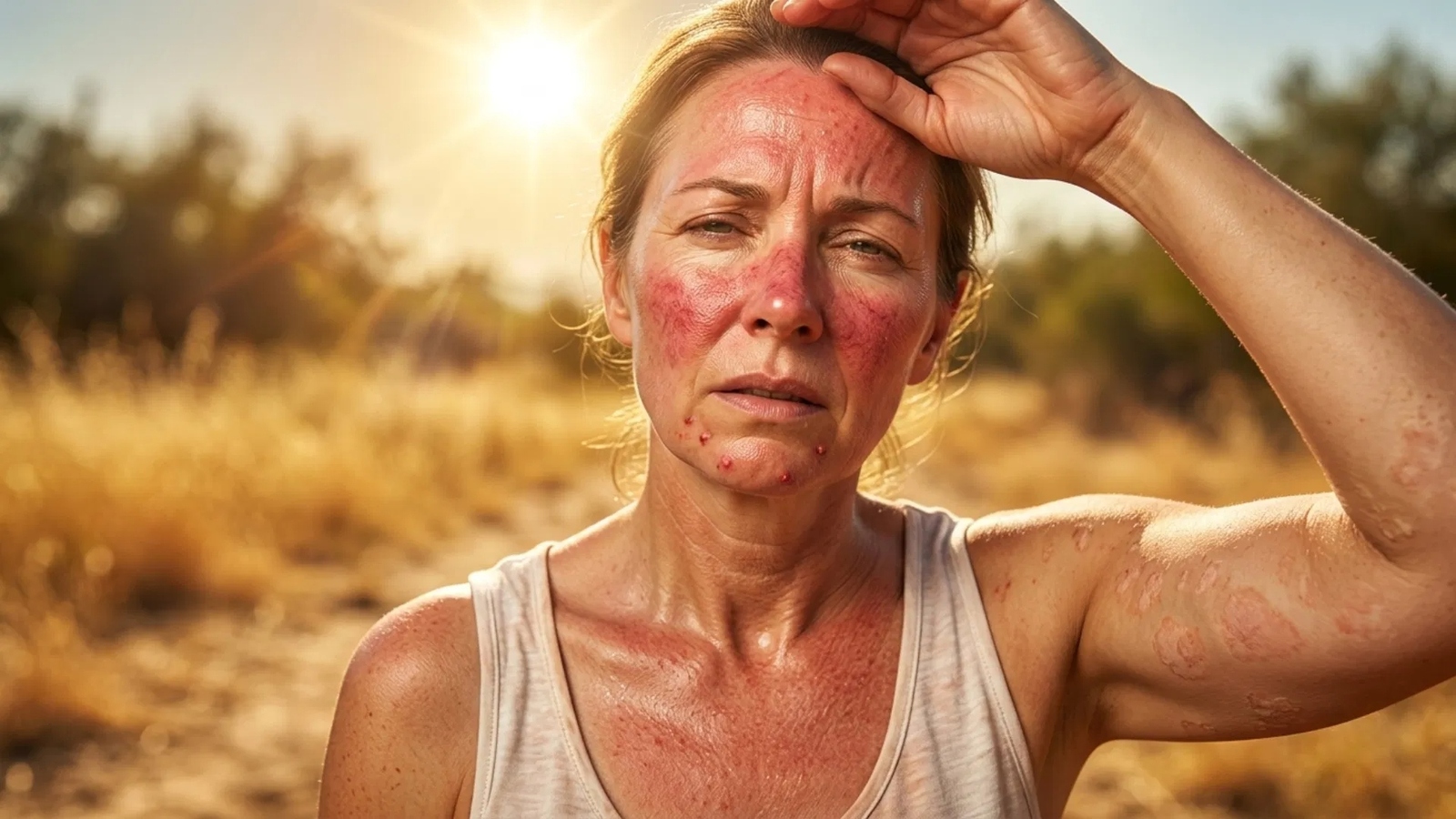 9 enfermedades de la piel que aumentan durante las olas de calor