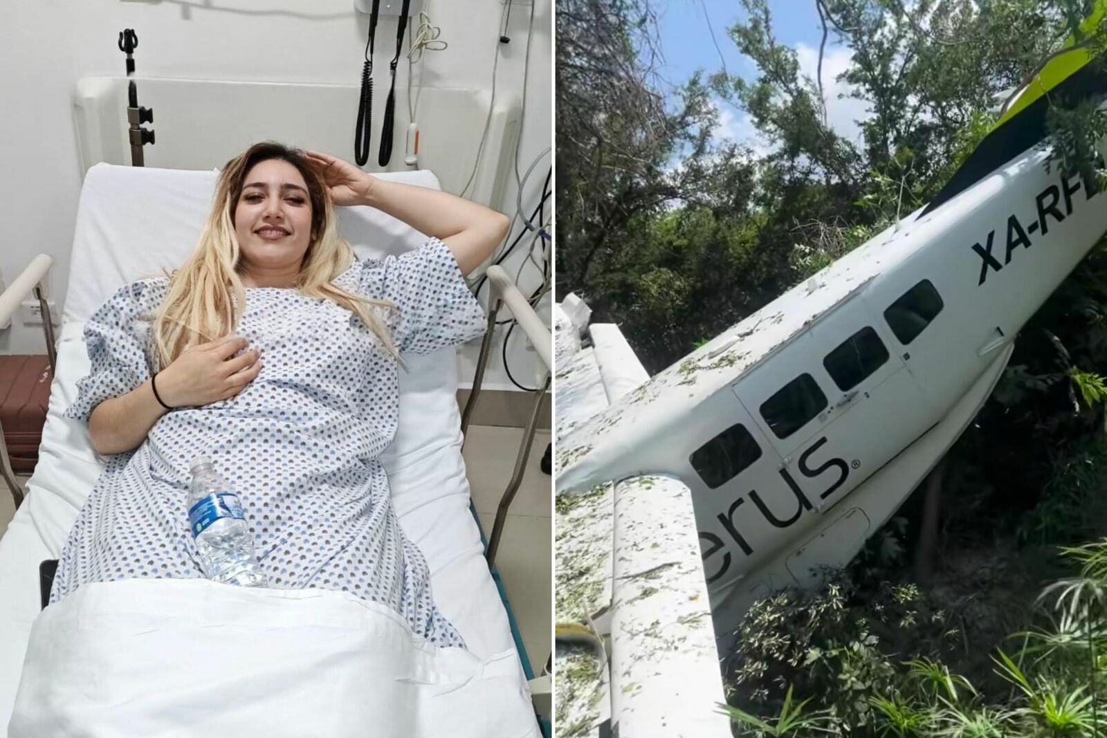 Sobrevive abogada acuñense al desplome de avioneta en Nuevo León; piloto evitó una tragedia mayor