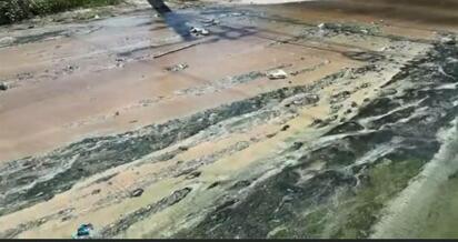 Aguas negras mantienen lleno vaso captador en la Lázaro Cárdenas de Piedras Negras