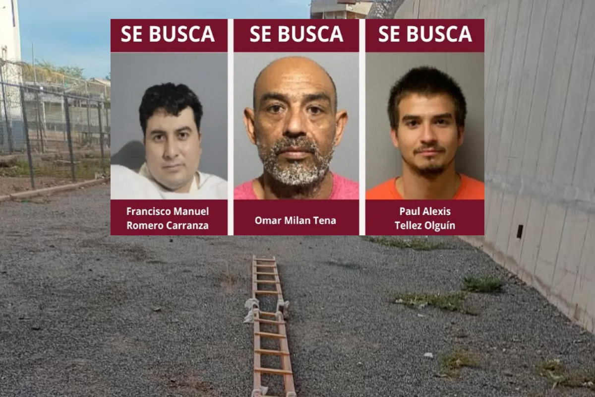 Caen custodios y mandos tras escape de tres reos peligrosos en Sonora