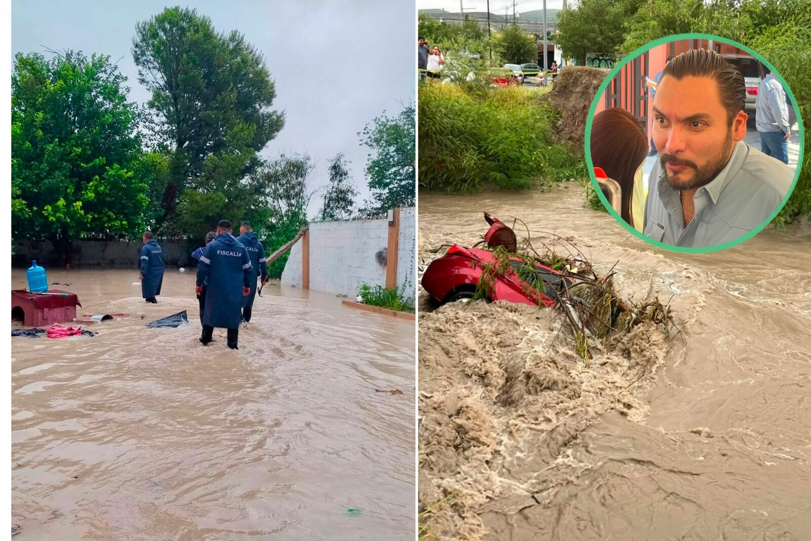 Lluvias dejan cierres preventivos, vehículos afectados y movilización de cuerpos de emergencia en Monclova