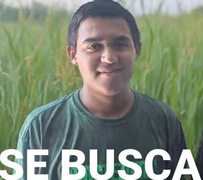 Piden apoyo de la ciudadanía para localizar a Emiliano Gabriel Hernández Borrego.  Un adolescente de 15 años de edad es buscado por su familia luego