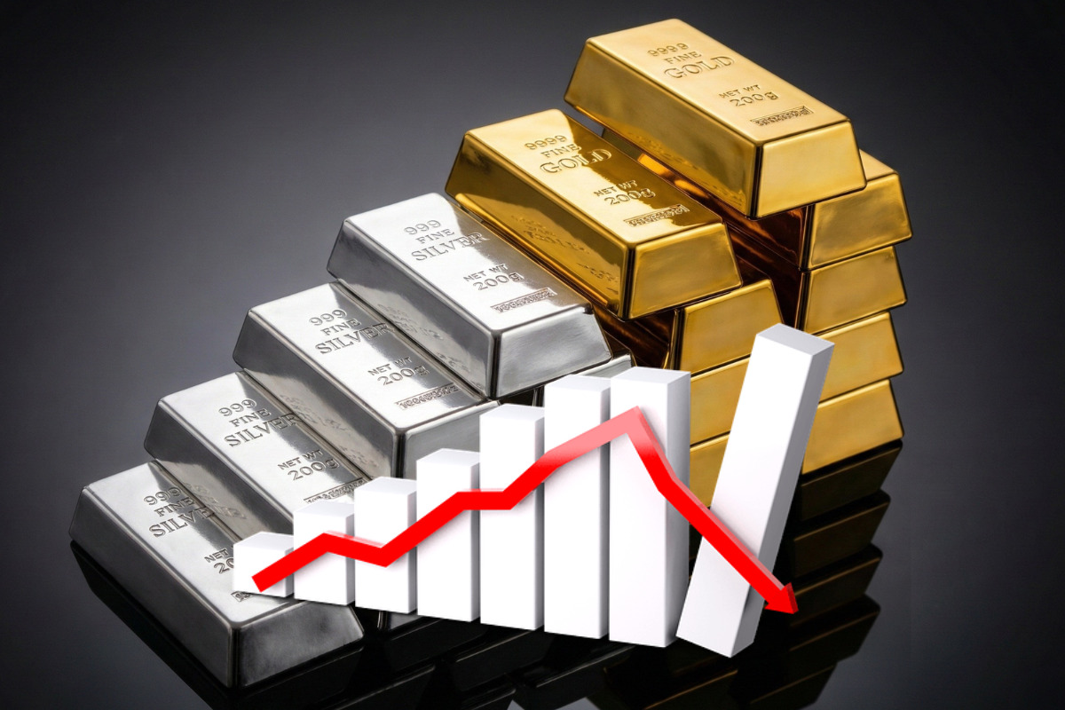 Precios del oro y la plata bajan ante tensión en Oriente Medio