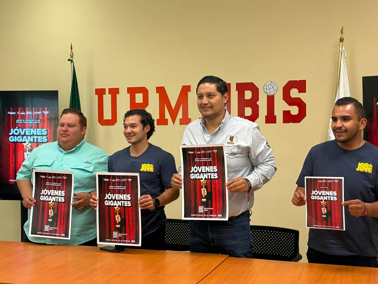 Convocan a jóvenes de Coahuila a participar por el Premio Estatal de la Juventud Jóvenes Gigantes 2026