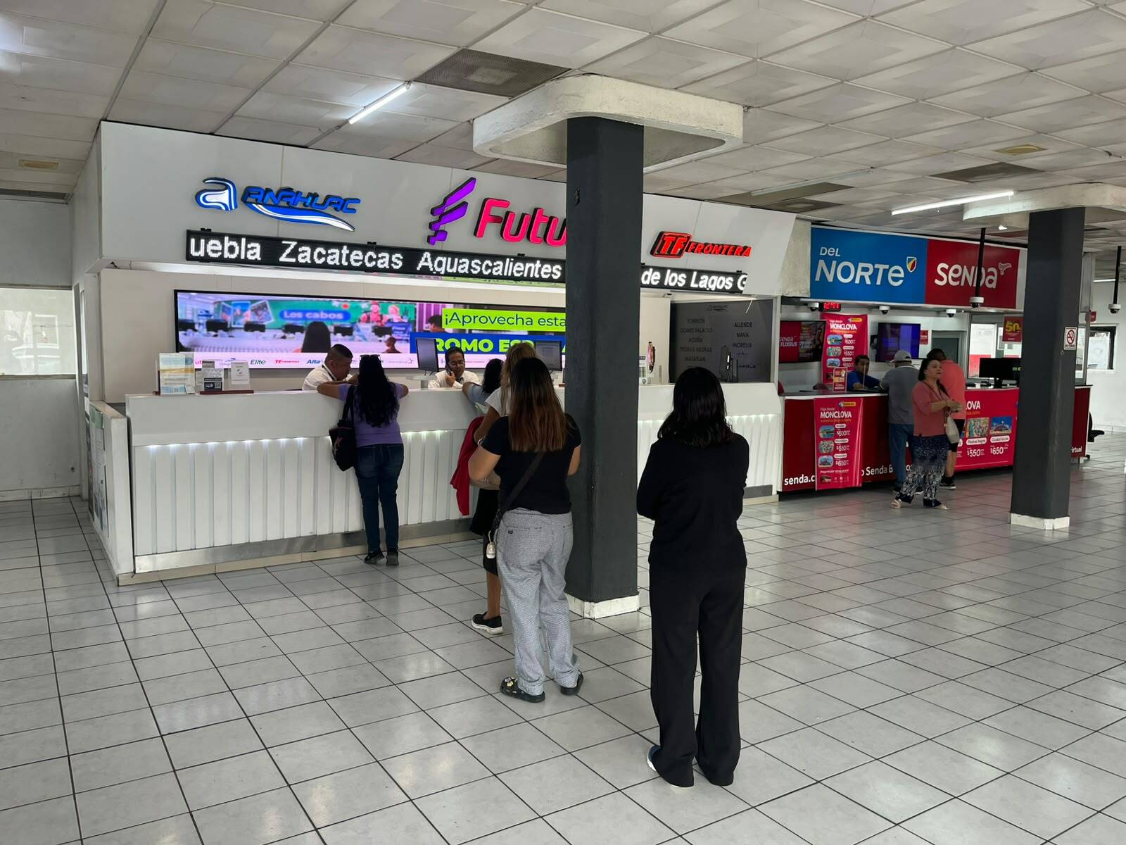 Central de Autobuses de Monclova espera repunte por vacaciones