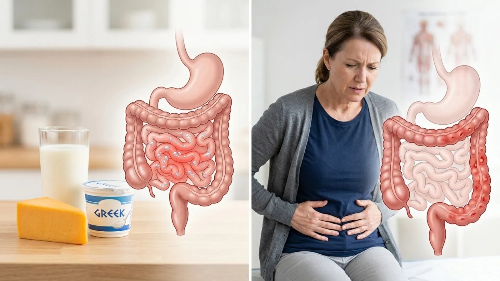 Colitis o intolerancia a la lactosa: 9 diferencias para aprender a identificarlas