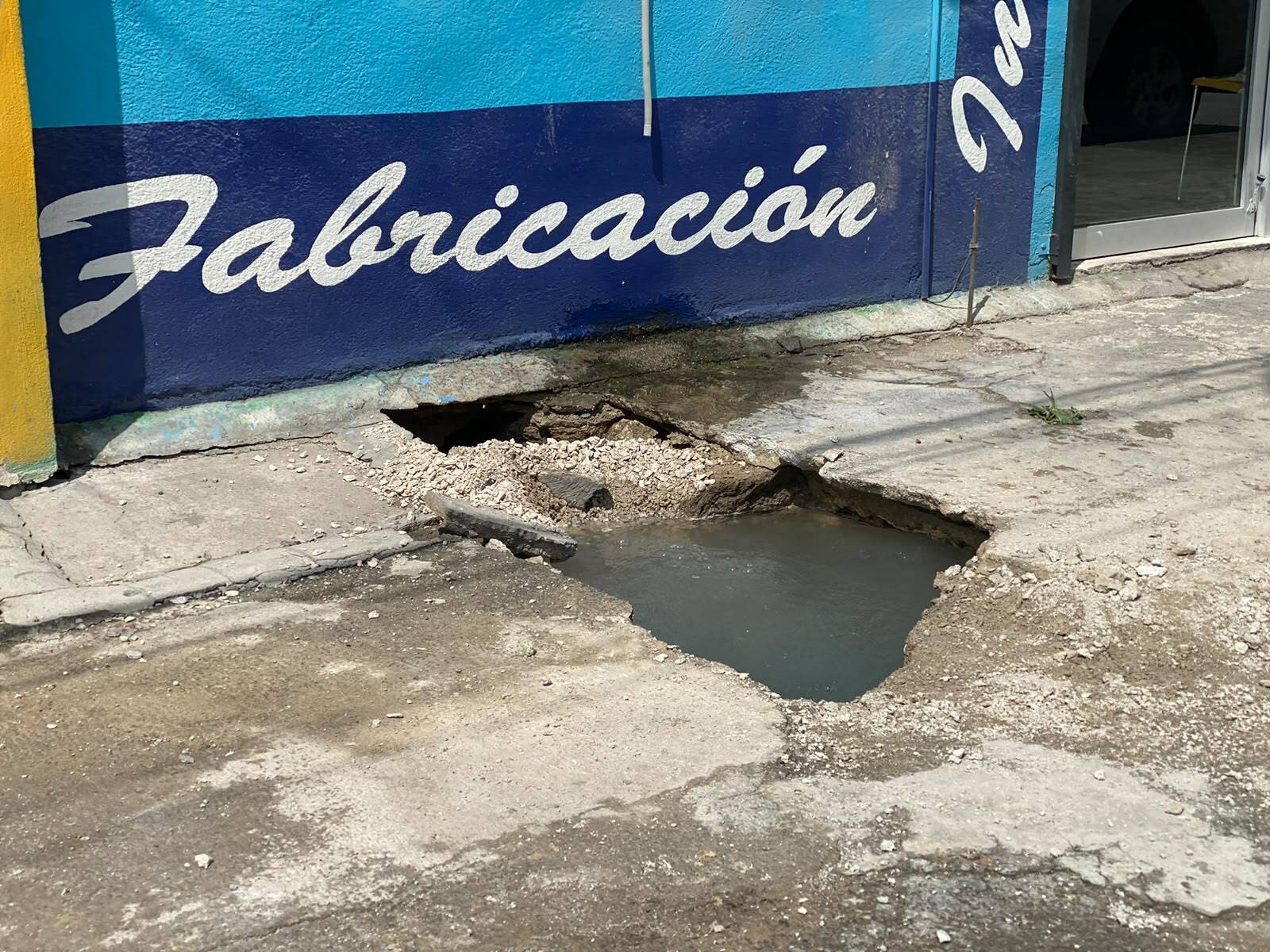 fuga de agua