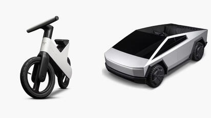 Tesla amplía su catálogo infantil con bicicleta y Cybertruck para niños