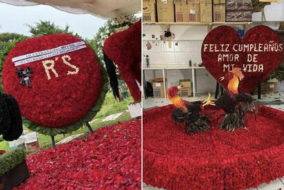 Decenas de arreglos florales llegaron al panteón Recinto de la Paz en Zapopan para conmemorar el que habría sido cumpleaños 60 de “El Mencho”.