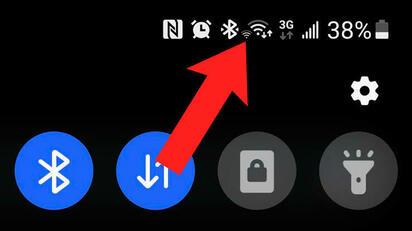 ¿Qué significan los símbolos que aparecen junto al icono del WiFi? Guía rápida