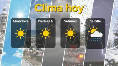 Pronóstico del clima en Coahuila: altas temperaturas y baja probabilidad de lluvia