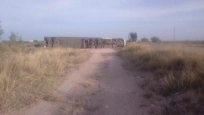 Accidente de tráiler moviliza a cuerpos de emergencia en la carretera a Guerrero