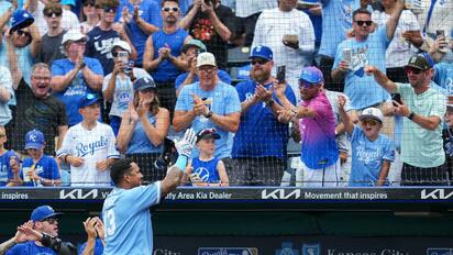 Salvador Pérez empata récord de 317 jonrones de George Brett con Reales