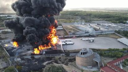 Confirman un muerto y 3 heridos por incendio en área de hidrocarburos en Pesquería, Nuevo León