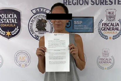 Liliana 'N' fue vinculada a proceso por maltrato animal tras la muerte del perro Rocky en Saltillo. Su esposo también fue detenido durante la investigación.