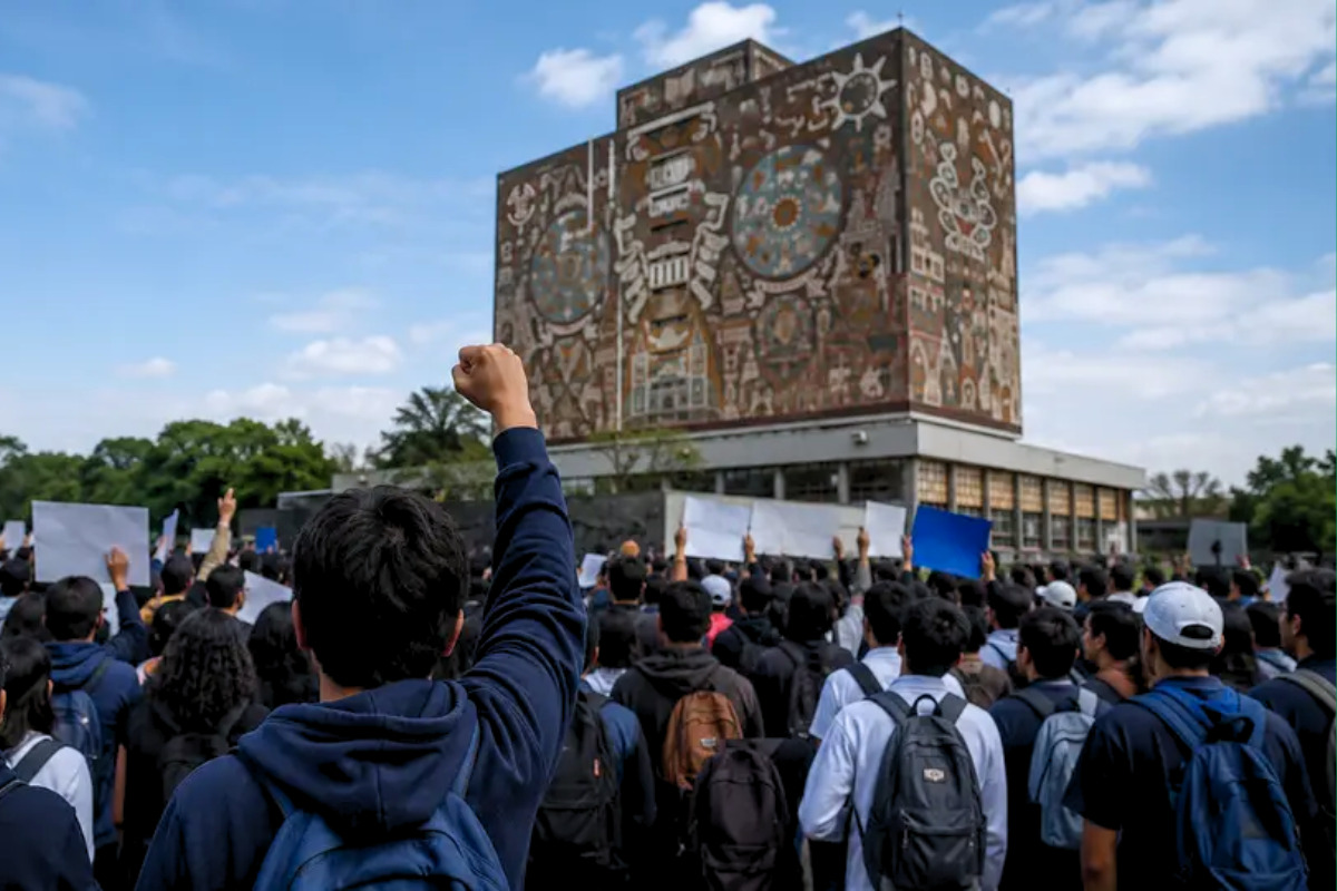 Convocan protesta contra examen en línea de admisión de la UNAM