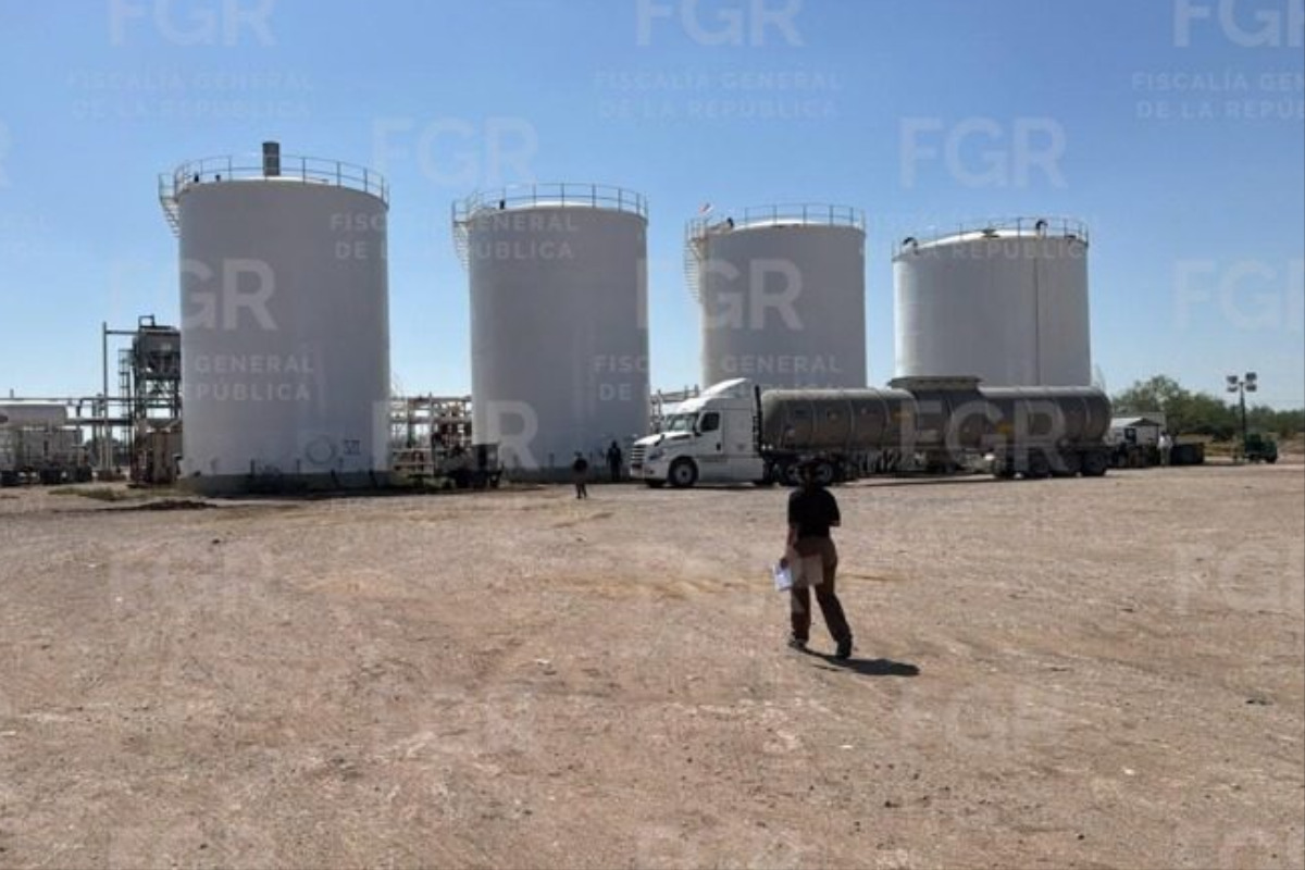 Aseguran mega depósito de combustible ilegal en Reynosa
