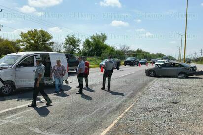 Fuerte choque en la Federal 30 deja dos conductores lesionados
