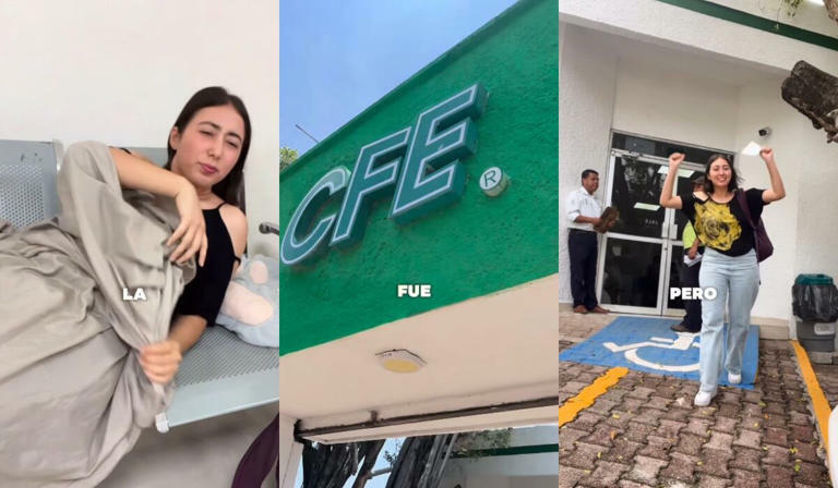 "Haciendo pijamada en la Comisión": La extrema medida de una joven para ser atendida en CFE