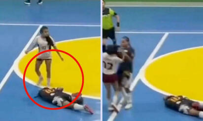 'Le pegó en el suelo': Impactante agresión entre futbolistas provoca bronca en Brasil