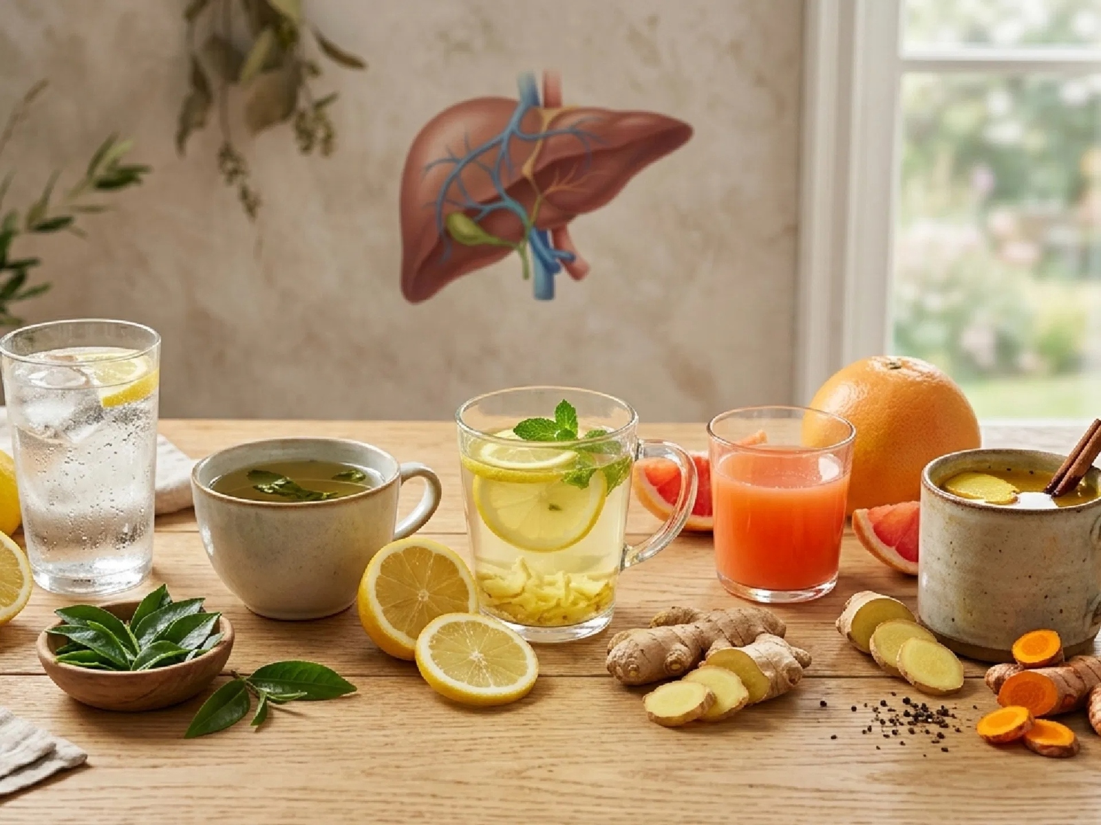 6 bebidas que pueden ayudar a cuidar el hígado y mejorar su funcionamiento